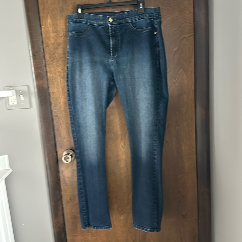 DENIM JEANS, NYDJ, SIZE 14